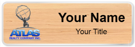 Custom name badges for Atlas Realty Company