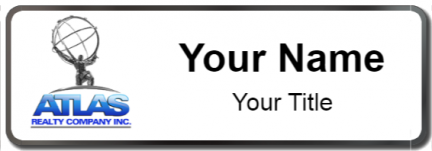 Custom name badges for Atlas Realty Company
