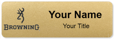 Custom name badges for Browning Arms Company