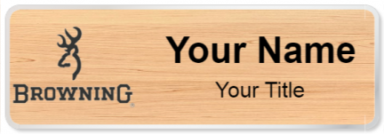 Custom name badges for Browning Arms Company