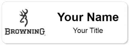 Custom name badges for Browning Arms Company