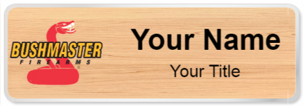 Custom name badges for Bushmaster Firearms