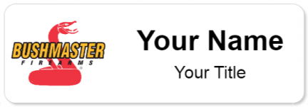 Custom name badges for Bushmaster Firearms