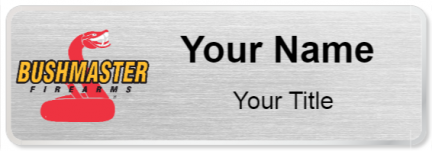 Custom name badges for Bushmaster Firearms