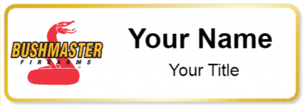 Custom name badges for Bushmaster Firearms
