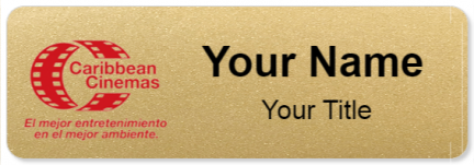 Custom name badges for Caribbean Cinemas