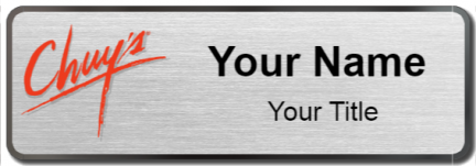 Custom name badges for Chuys Mexican Food