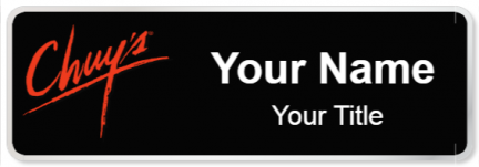 Custom name badges for Chuys Mexican Food