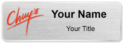 Custom name badges for Chuys Mexican Food