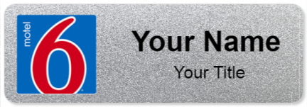Custom name badges for Motel 6