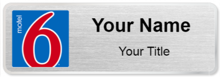 Custom name badges for Motel 6
