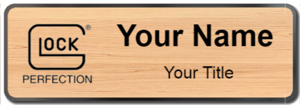 Custom name badges for Glock Firearms