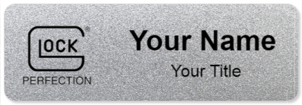 Custom name badges for Glock Firearms