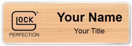 Custom name badges for Glock Firearms