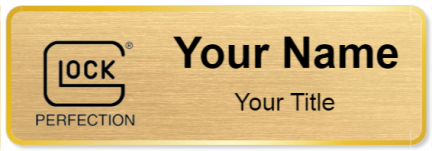 Custom name badges for Glock Firearms