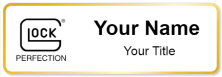 Custom name badges for Glock Firearms