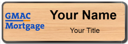 Custom name badges for GMAC Mortgage