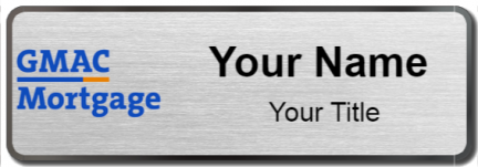 Custom name badges for GMAC Mortgage