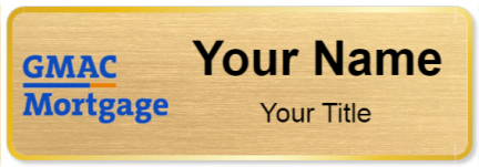 Custom name badges for GMAC Mortgage