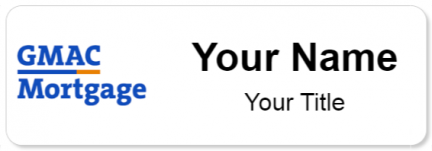 Custom name badges for GMAC Mortgage