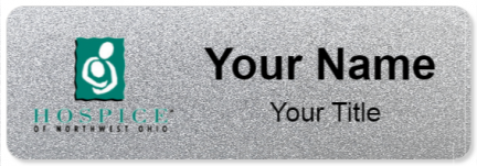 Custom name badges for Hospice of Northeast Ohio