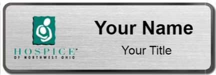 Custom name badges for Hospice of Northeast Ohio
