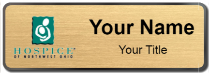 Custom name badges for Hospice of Northeast Ohio