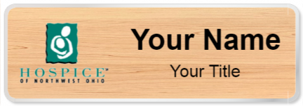 Custom name badges for Hospice of Northeast Ohio
