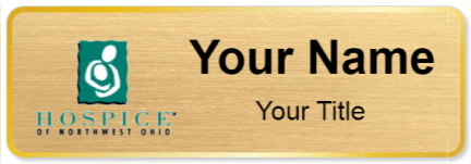 Custom name badges for Hospice of Northeast Ohio