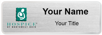 Custom name badges for Hospice of Northeast Ohio