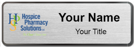 Custom name badges for Hospice Pharmacy Solutions