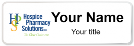 Custom name badges for Hospice Pharmacy Solutions