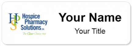 Custom name badges for Hospice Pharmacy Solutions