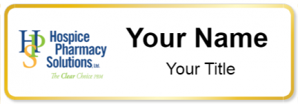 Custom name badges for Hospice Pharmacy Solutions