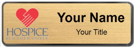 Custom name badges for Hospice Red River Valley