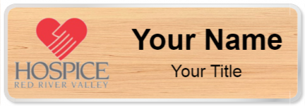 Custom name badges for Hospice Red River Valley