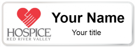Custom name badges for Hospice Red River Valley