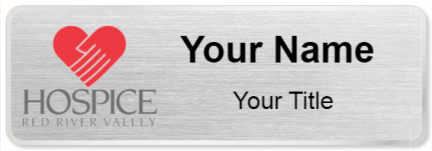 Custom name badges for Hospice Red River Valley