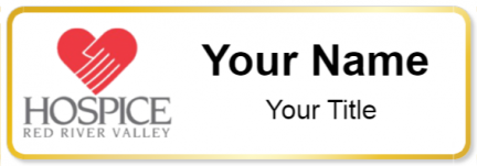 Custom name badges for Hospice Red River Valley