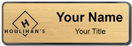 Custom name badges for Houlihans