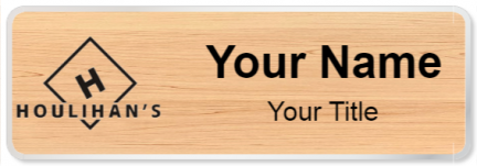 Custom name badges for Houlihans