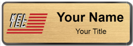 Custom name badges for Keltech Inc