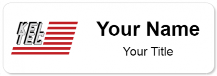 Custom name badges for Keltech Inc