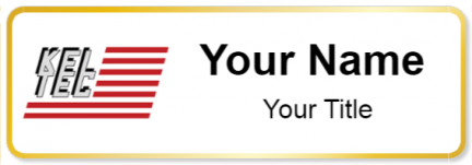 Custom name badges for Keltech Inc