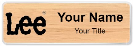 Custom name badges for Lee Jeans