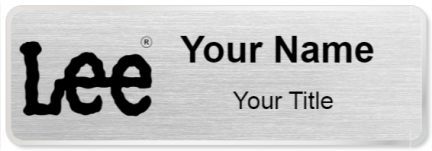 Custom name badges for Lee Jeans