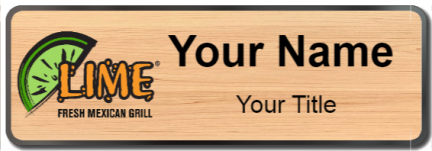 Custom name badges for Lime Fresh Mexican Grill