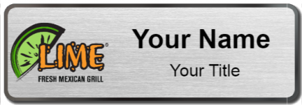 Custom name badges for Lime Fresh Mexican Grill