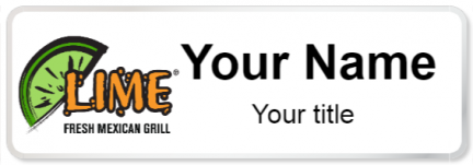 Custom name badges for Lime Fresh Mexican Grill