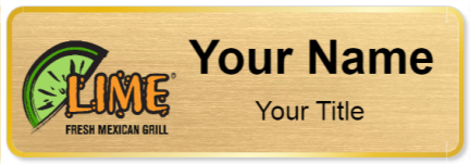 Custom name badges for Lime Fresh Mexican Grill